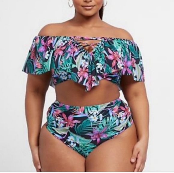 Like new!! Fashion to figure tropical bikini 3x - Picture 1 of 7